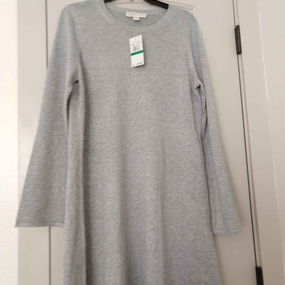 Michael Kors Pearl Heather Bell Sleeve Dress.
